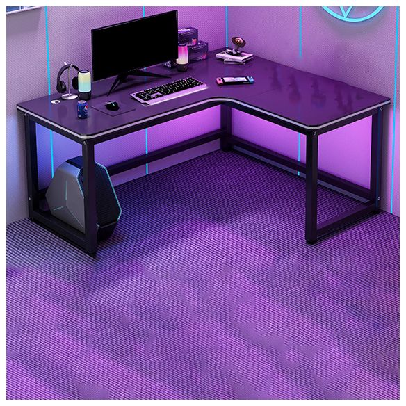 Modern & Contemporary Black Office Desk L-Shape Writing Desk
