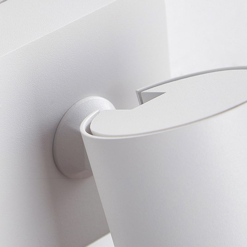 Modern Simple Led Wall Light Cylindrical Aluminium Rotatable Wall Lamp for Living Room