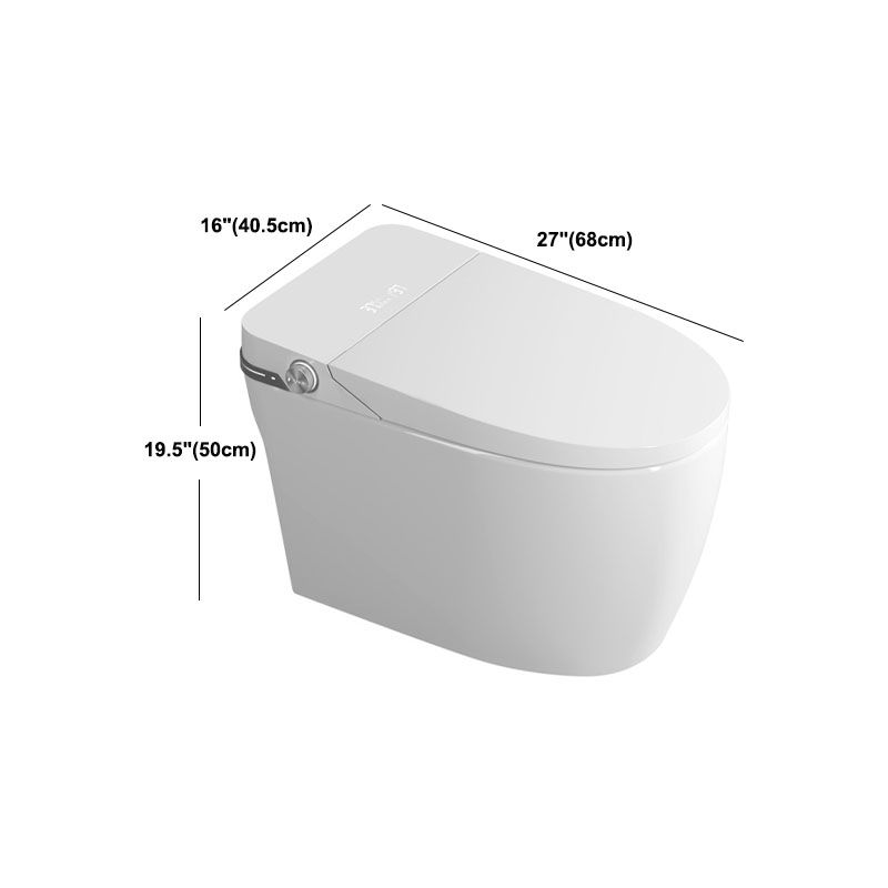 Ultraviolet Sterilization Toilet Elongated Floor Mounted One Piece Toilet