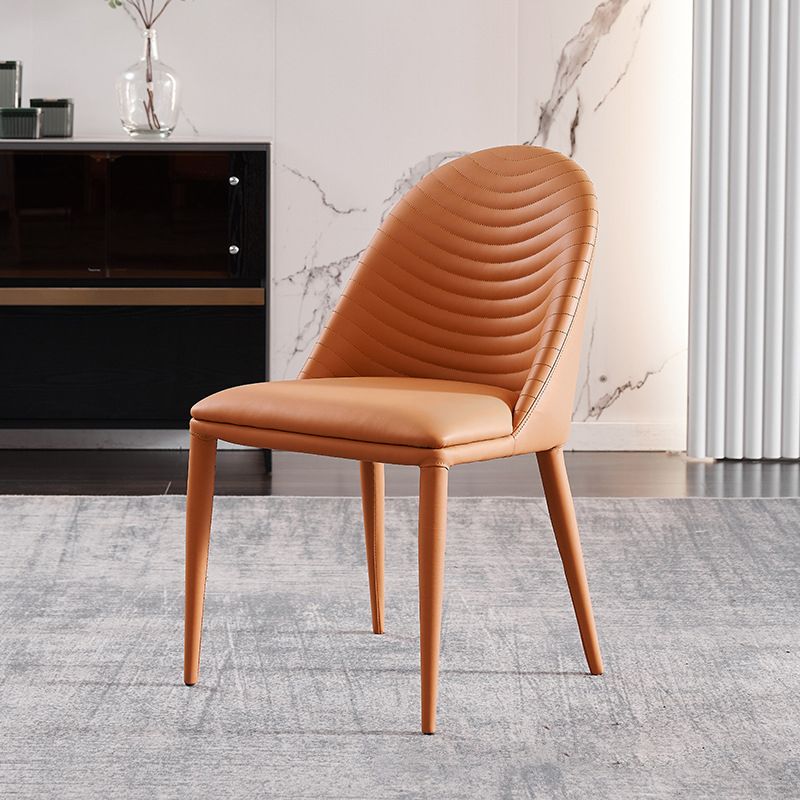 Parsons Dining Room Chair Upholstered Armless Dining Chairs for Home