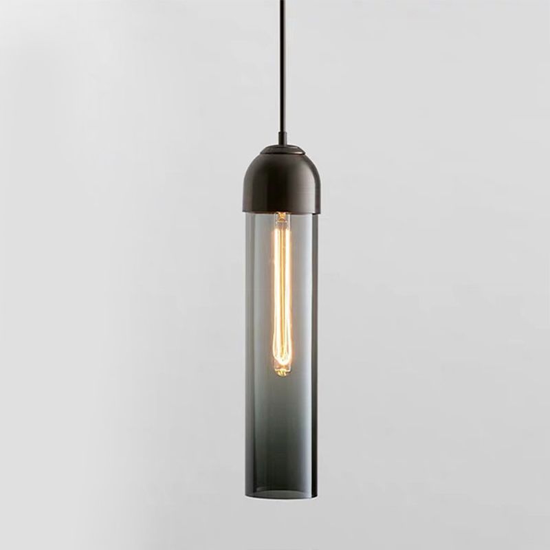 Pillenförmige Decke Pendelleuchte leichte minimalistische Gla-Pendelleuchte Leuchte