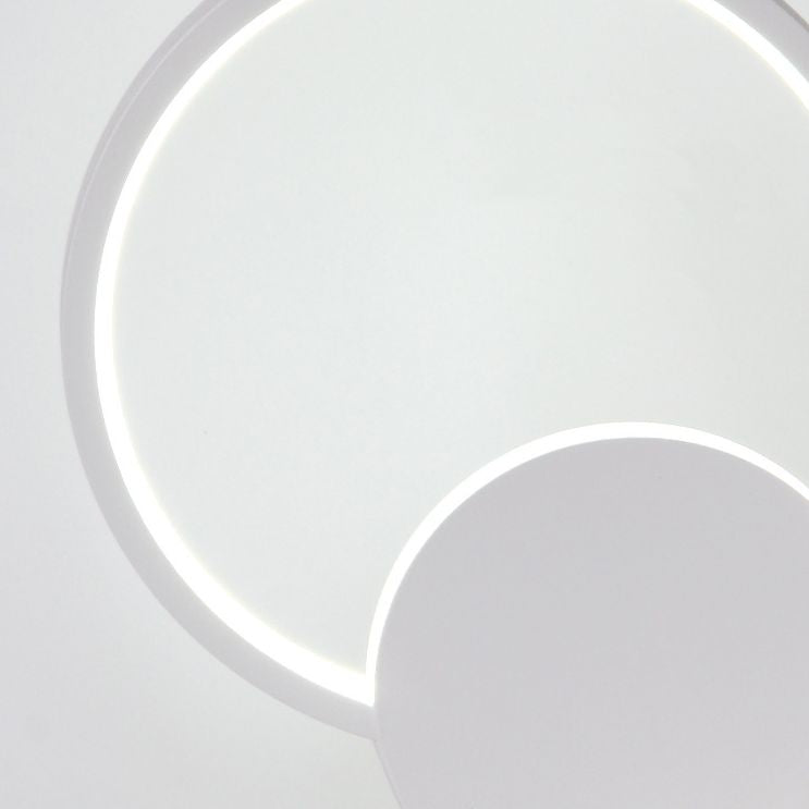 Luz de piso lineal geométrica Simplicidad acrílica Lámpara LED de piso de pie