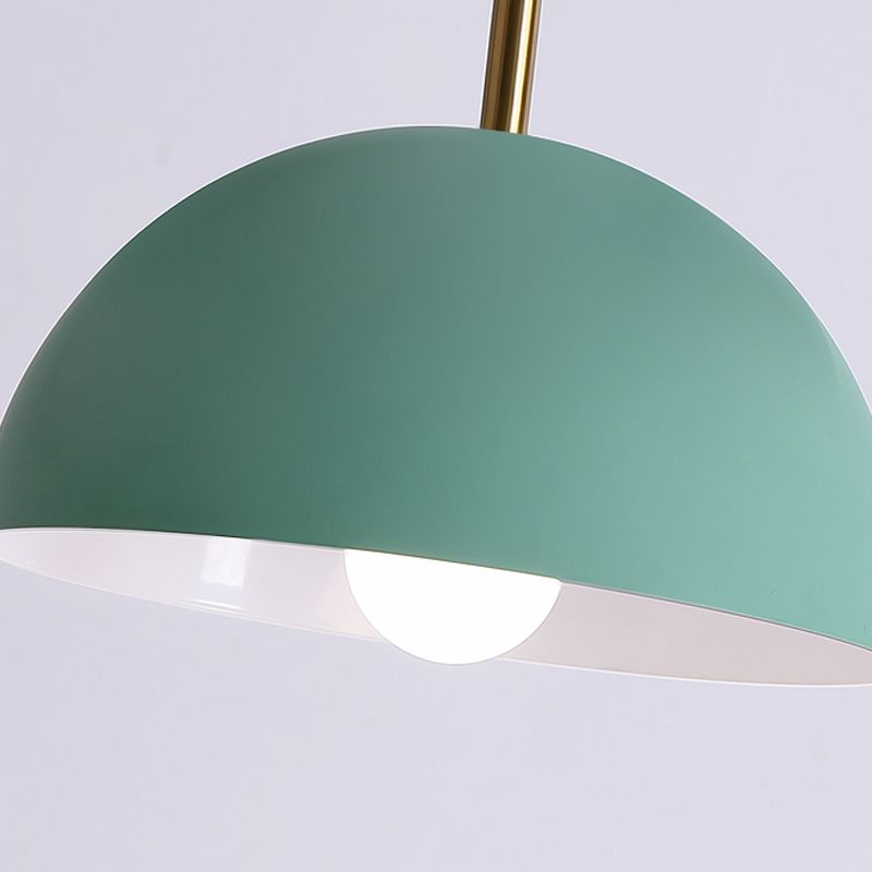 Modern Metal Floor Reading Lamp Dome 1-Light Floor Light for Bedroom