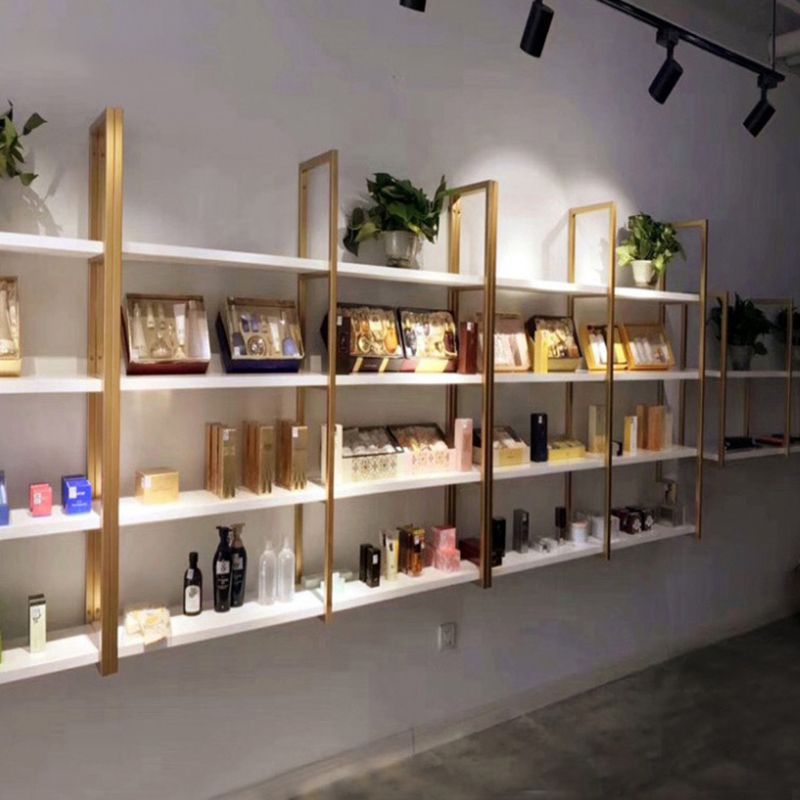 Rectangle Wooden Shelf Bookcase Wall Mounted Industrial Home Office Bookshelf