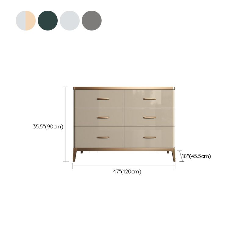 Modern Style Storage Chest Dresser Solid Wood Storage Chest for Bedroom