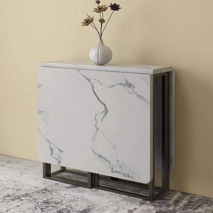 Faux marmeren eettafel Eenvoud Stijl Sledetafel voor eetkamer
