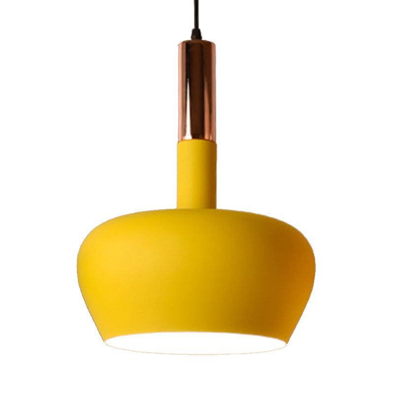 Weinglas Metallhänge angehender Licht Modernismus 1 Hellblau/Rosa/Gelb Suspension Anhänger