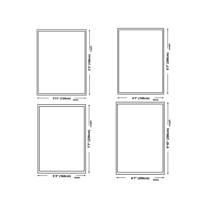 Simplicité Tapis en vigueur Polyester Area Polyester Tapis Tacon résistant à la tache Rison pour décoration pour la maison