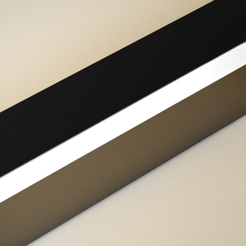 Metallic Linear Wall Light Fixture Modern Style Wall Light Sconce for Living Room