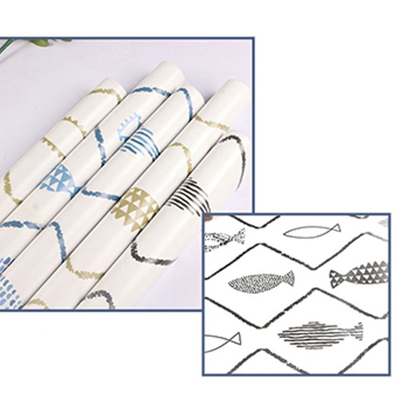 Water Resistant Tile PVC Singular Peel & Stick Tile for Kitchen Backsplash Wall