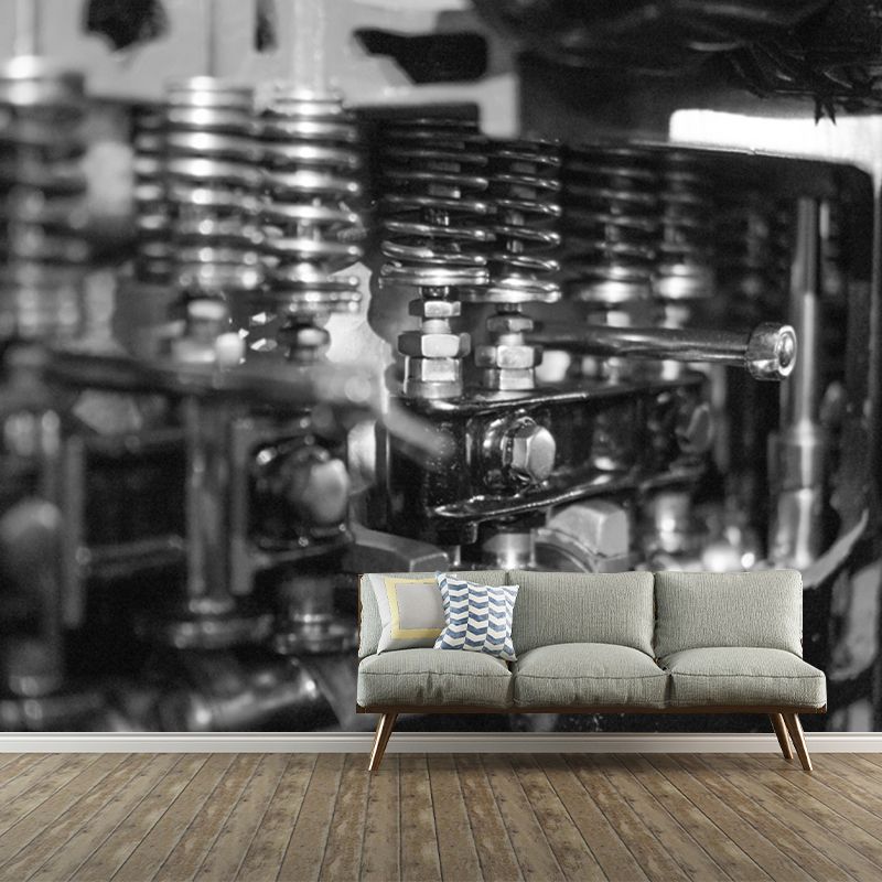 Mental Wall Mural Water Resistant Wall Covering for Sitting Room, Custom Size Available