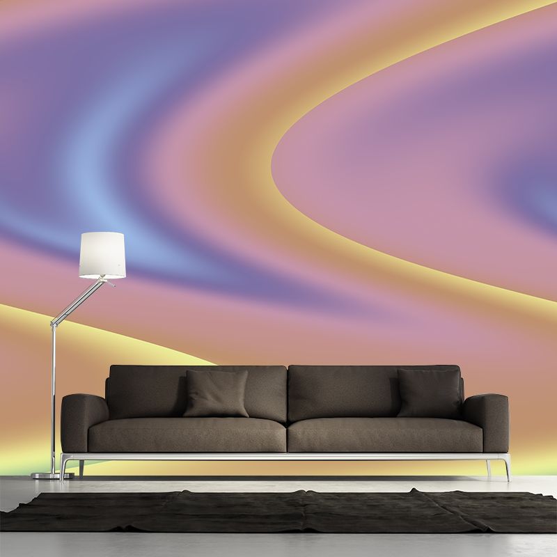 Eco-friendly Illustration Wall Mural Wallpaper Abstract Style Sitting Room Wall Mural
