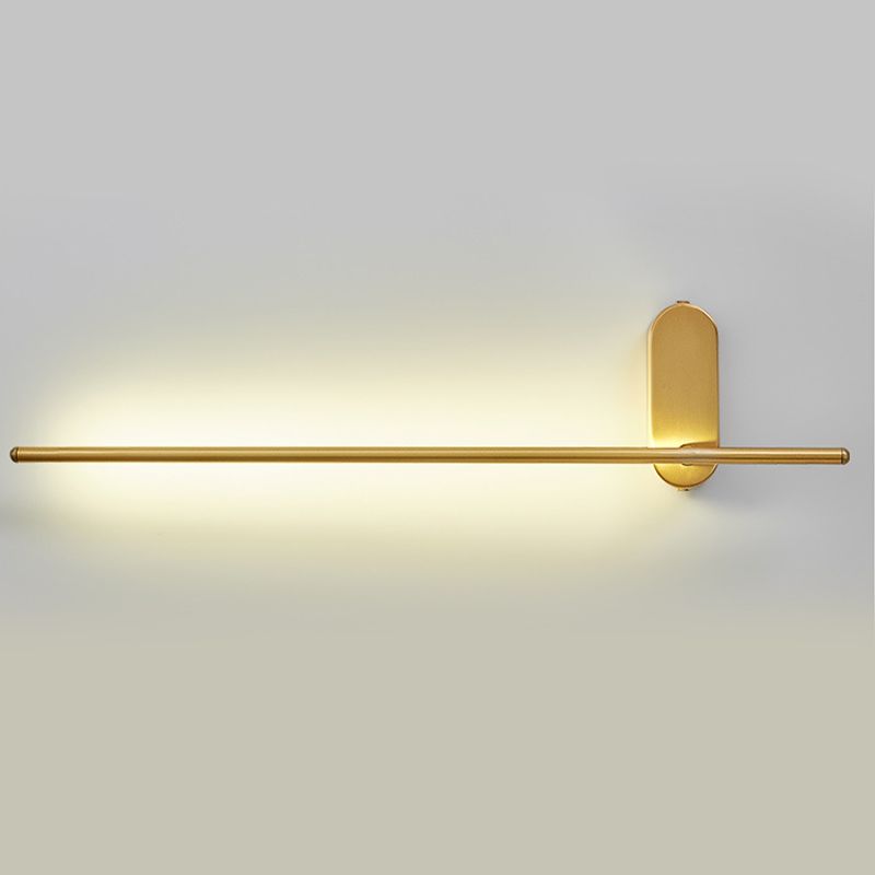 Modern Linear Wall Sconce Light Metal 1-Light Wall Sconce Lighting