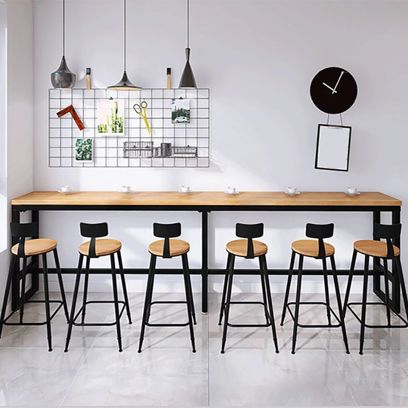 Contemporary Dining Stools Armless Bar Stools Black Metal Legs