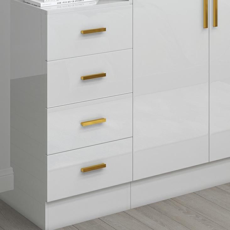 Wardrobe European Modern Simple Net Red Light Luxury Small Family Bedroom