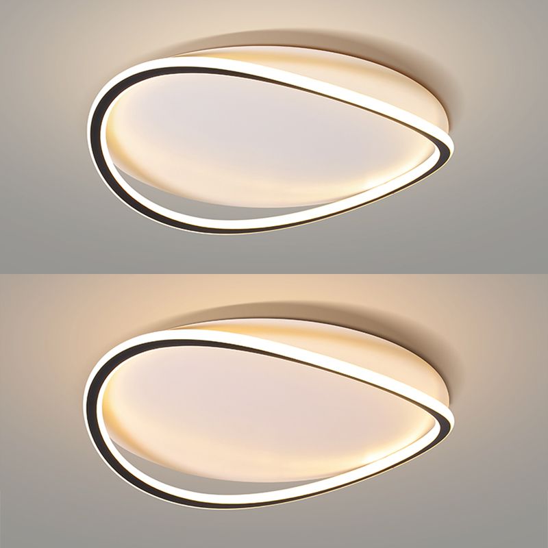 Minimalisme Metal LED Flush Mount 1-Light Geometrisch Plafond Mounted licht voor slaapkamer