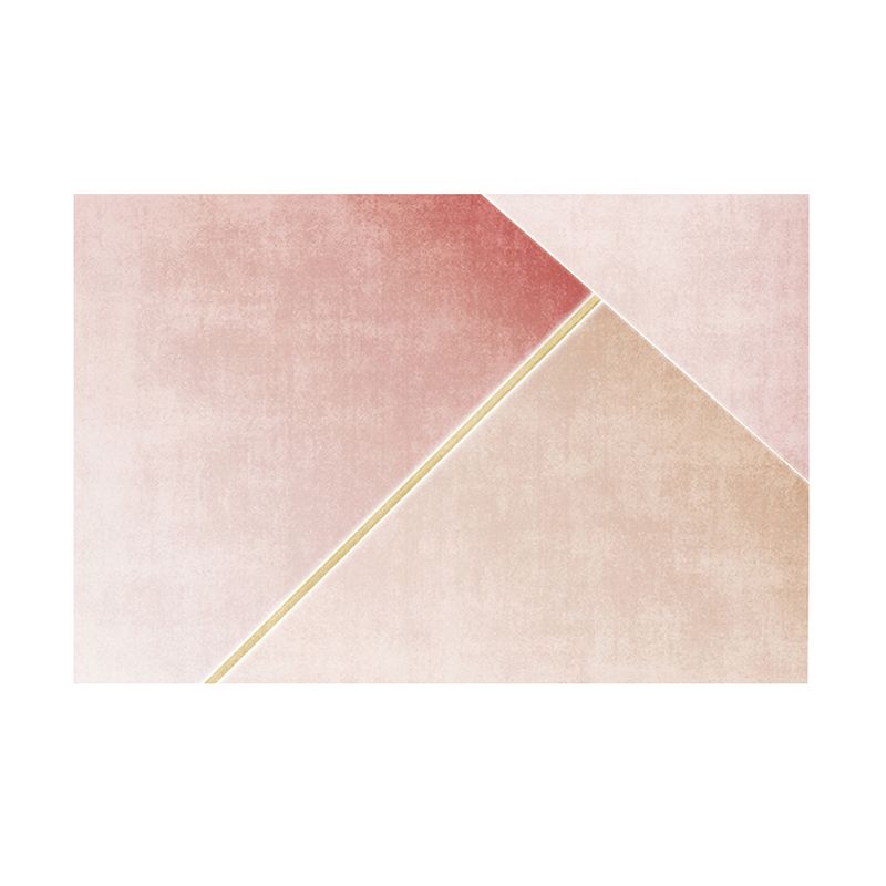 Pink Modern Area Rug Blending Gradient Rug Washable Indoor Rug for Living Room