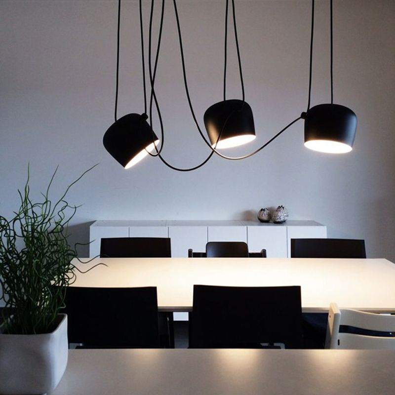 1 Light Bowl Pendant Lighting Modern Metallic Pendant Ceiling Lights for Restaurant