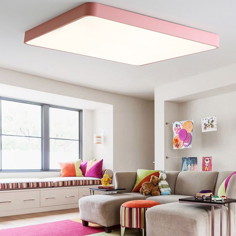 Metal Geometric Flush Mount Fixture Macron Flush Light Fixtures