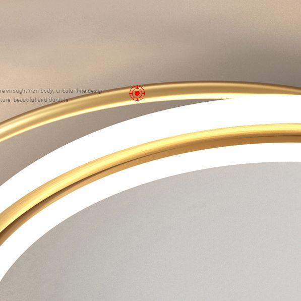 2,3-inch ultradunne cirkels LED-plafondlamp Hedendaags minimalisme Aluminium verlichtingsarmatuur voor slaapkamer