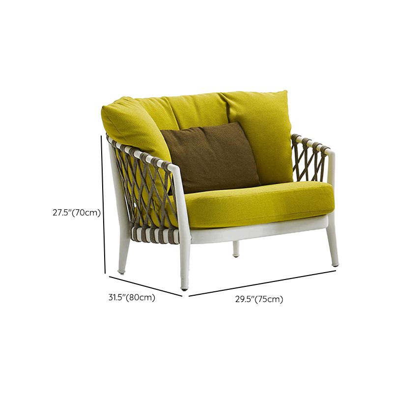 Tropical Aluminum Outdoor Patio Sofa/Patio Daybed with Cushion