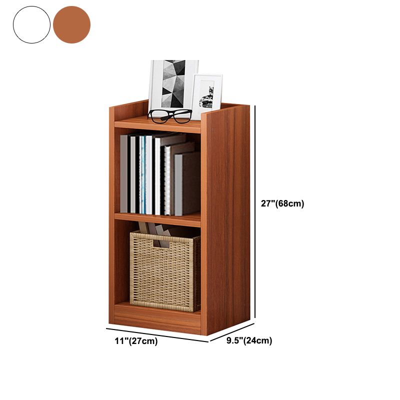 Closed Wooden Bookcase Modern Home Living Room Bedroom Corner Bookshelf