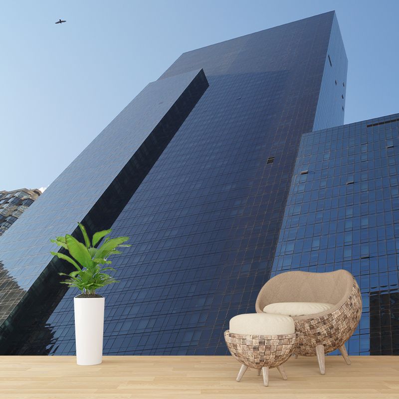 City Architecture Mural Wallpaper Mildew Resistant Modern Living Room Decoration