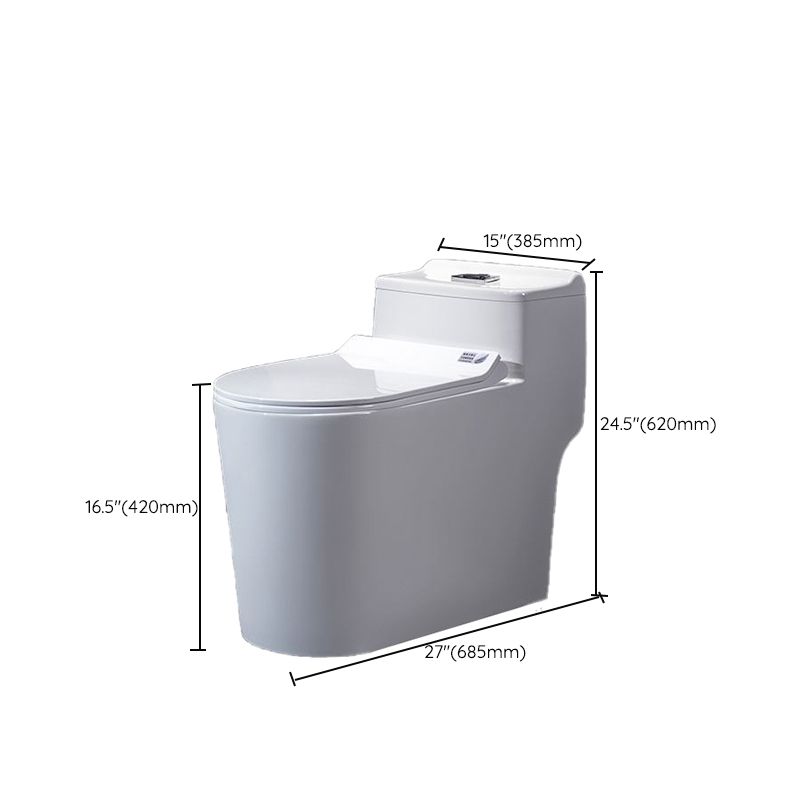 Contemporary Ceramic Toilet Bowl Floor Mounted Urine Toilet with Spray Gun for Washroom