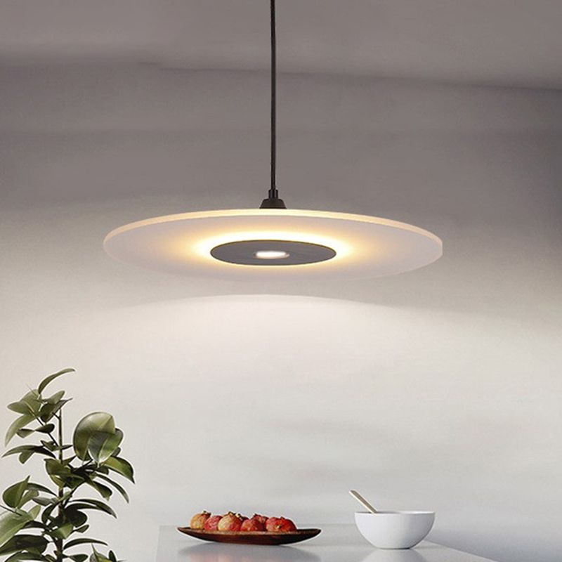 Acrylgericht Hängende Lampe moderner einfacher Anhänger für Wohnzimmer Esszimmer