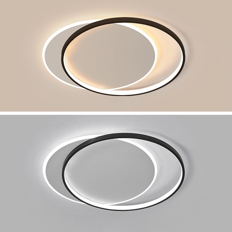 19,5 Pollici Wide Nordic Simplicity LED Soffitto Light Interrking Cerchi Home Decorativi Illuminazione Fissaggio