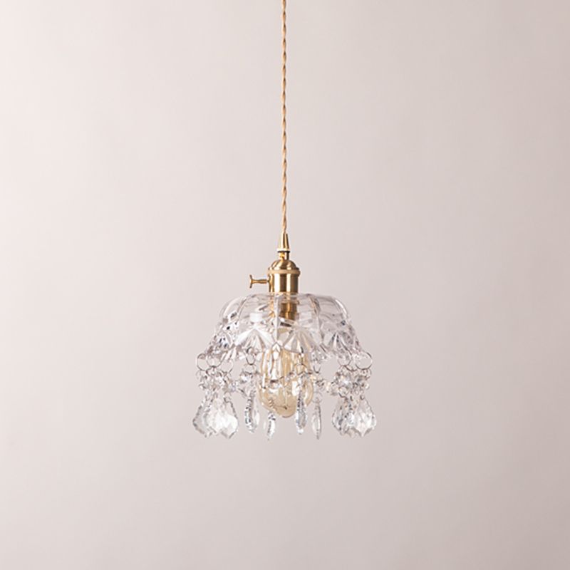 Modern Hanging Light Glass Shade Pendant Lighting Fixture for Sitting Room