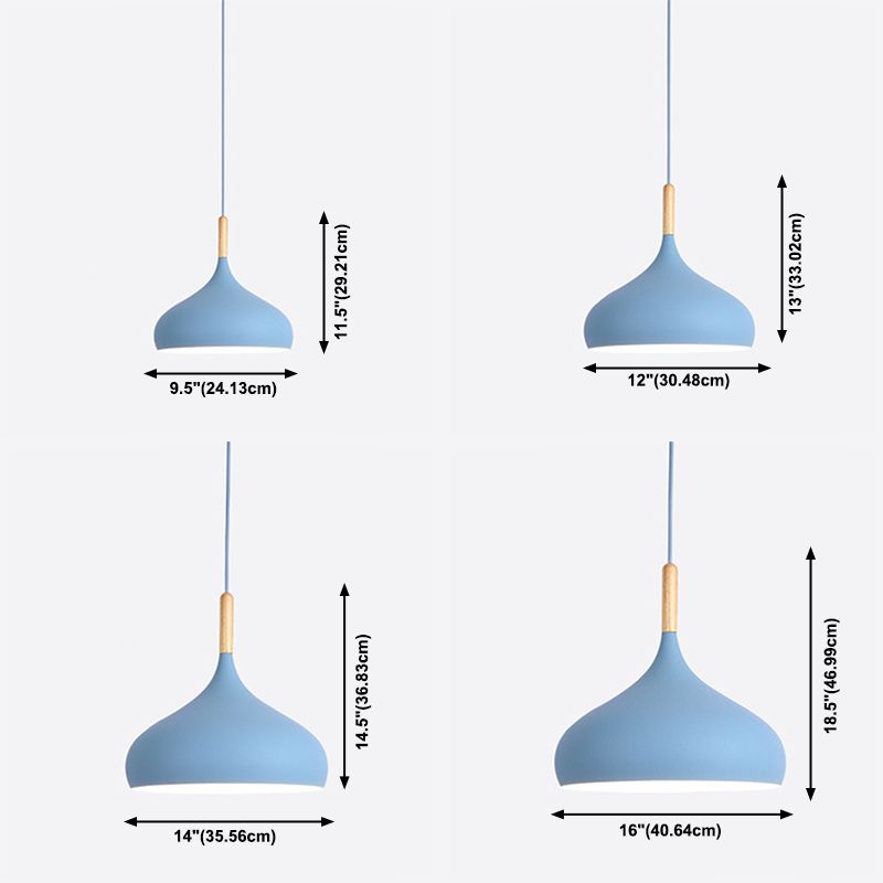 Macaron Macaron Chargon suspendu la lampe Pendnant Metal suspendu suspendu pour le restaurant