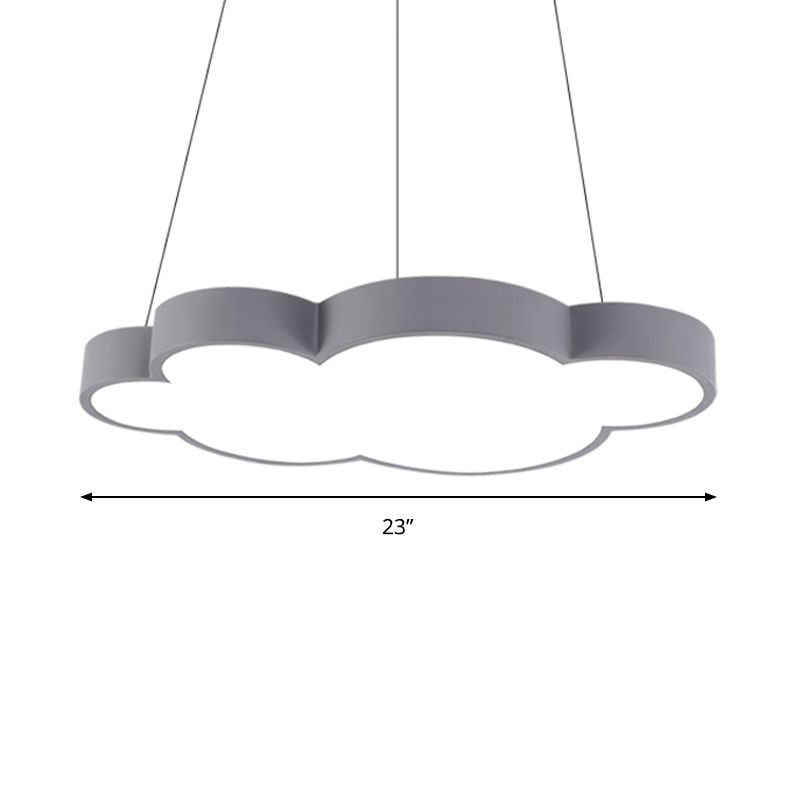 Floating Cloud Hanging Light Nordic Style Acrylic Pendant Light for Dining Room