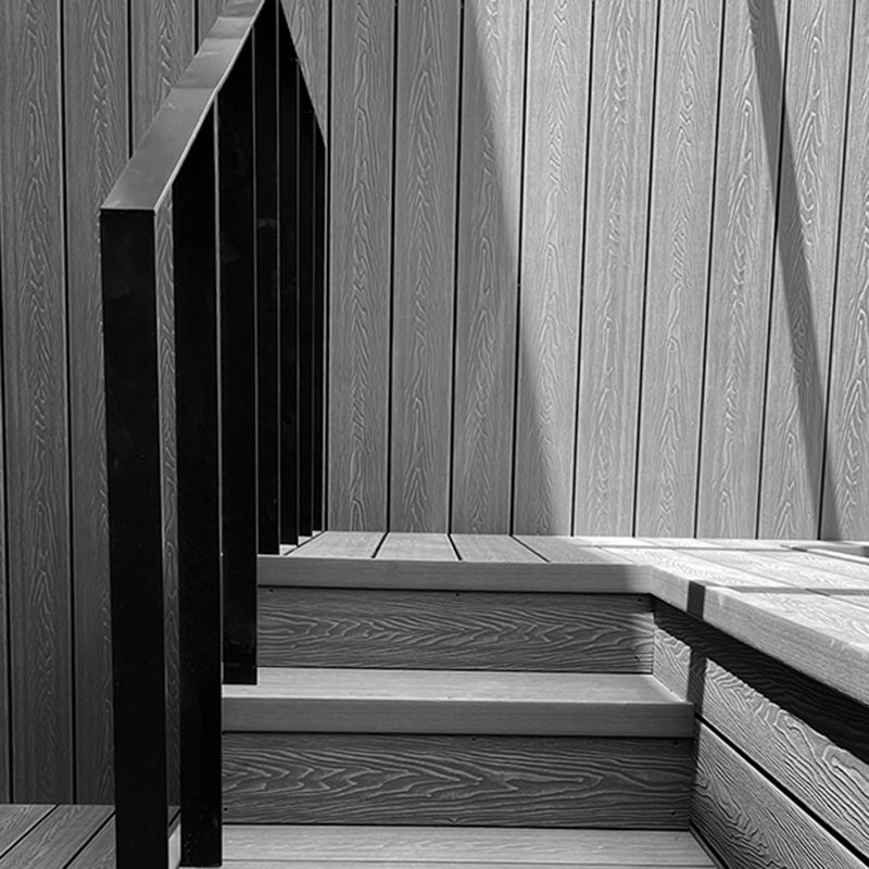 Nailed Decking Tiles Composite 118" x 5.5" Deck Tile Kit Outdoor Patio