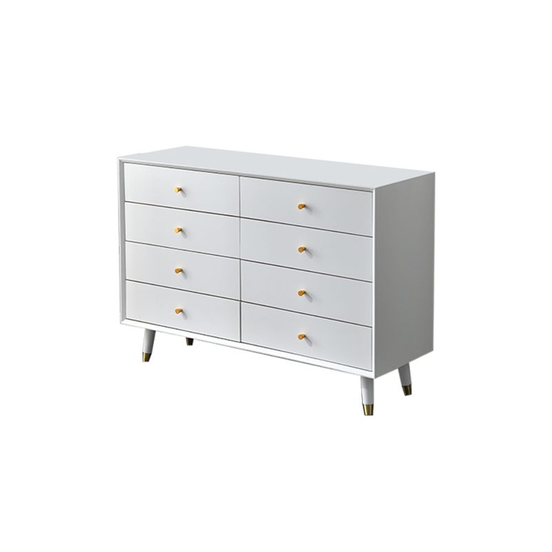 Wooden Storage Chest Dresser Contemporary Glam Chest with Drawers