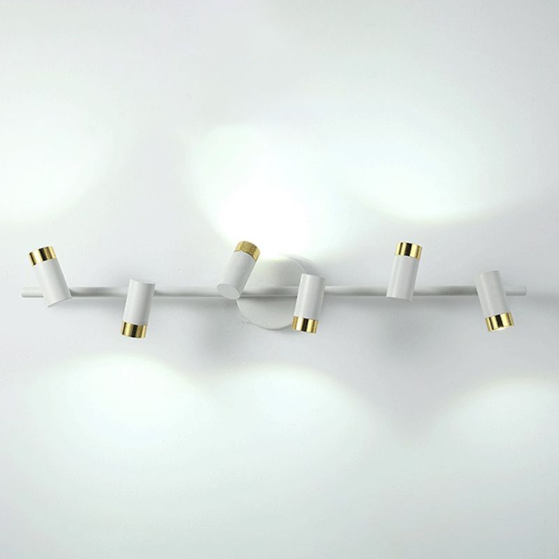 Cylinder Shape Modern Style Vanity Lights Metal LED Mirror Lights for Bathroom