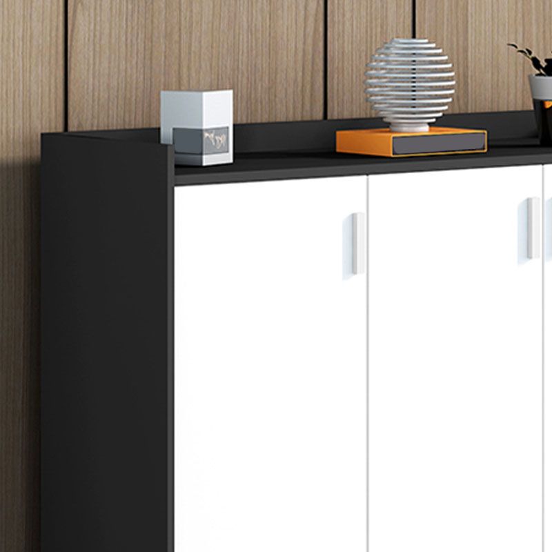 Contemporary Filing Cabinet Vertical Wood Filing Cabinet with Storage Shelves