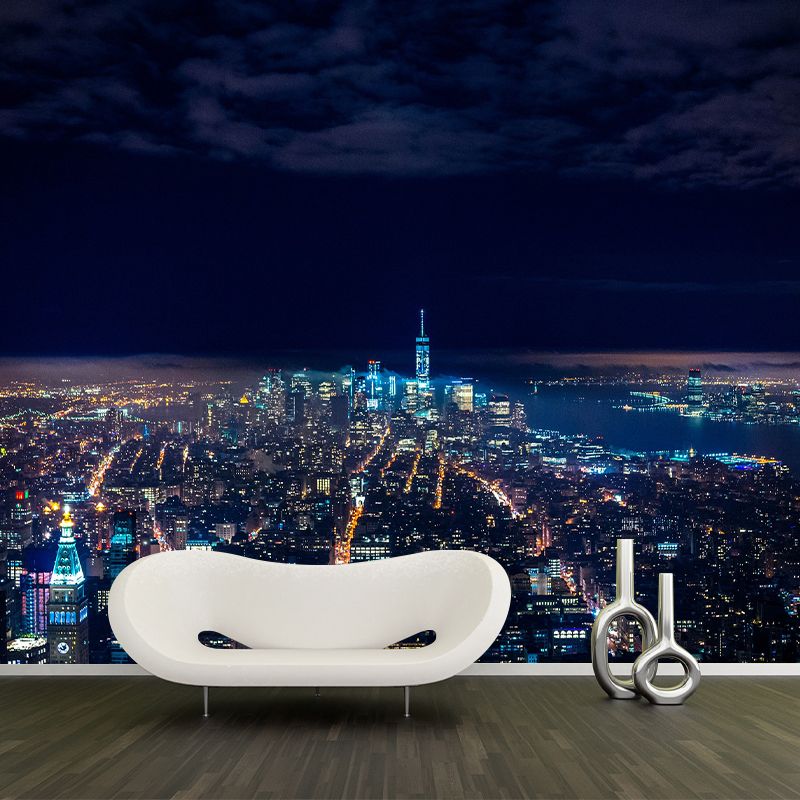 Cityscapes Pattern Mildew Photography Wall Mural Horizontalt for Wall Decor