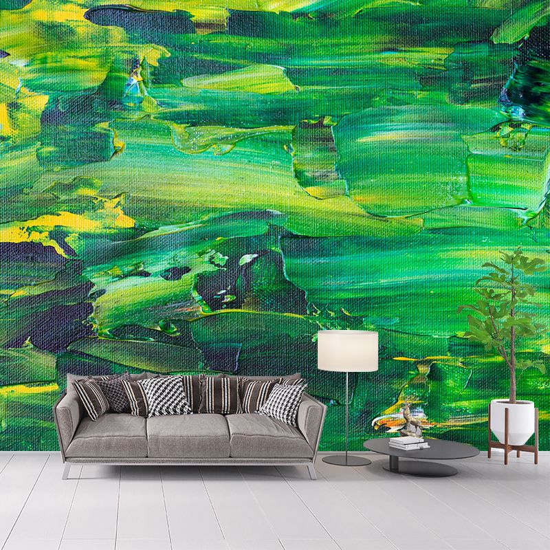 Vivid Resistant Wallpaper Contemporary Abstract Mural Mildew for Home