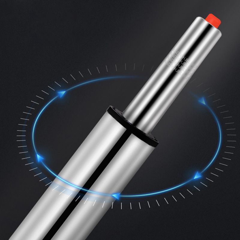 Scandinavian Metal Barstool Adjustable Low Back PU Leather stools in Matte Finish