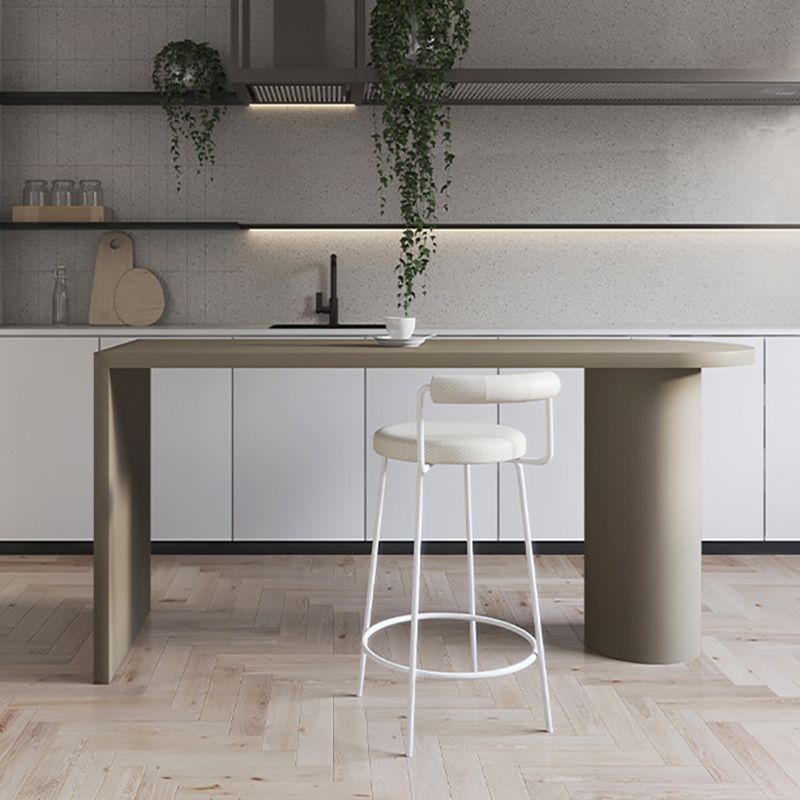 Contemporary Style Wooden Bar Counter Table Rectangle Bar Counter Table for Kitchen