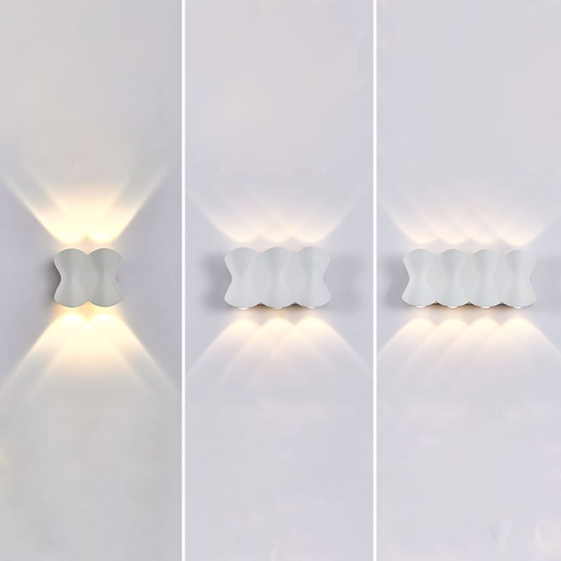 Moderne muur gemonteerd licht aluminium buitenwaterbestendige wandlampen voor tuin