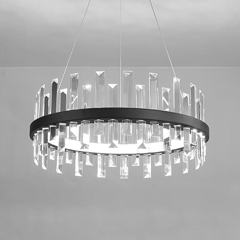 Lumière de lustre en cristal moderne LED PENDANT 1-LIGHT pour le salon