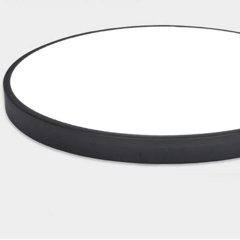 Round Shape LED Ceiling Lamp Modern Iron 1 Light Flush Mount for Balcony Aisle