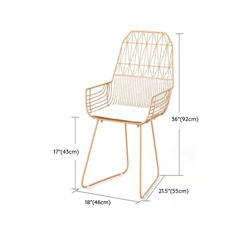 Metal Dining Table Set for Kitchen 1/5/7 Pieces Modern Dinette Set