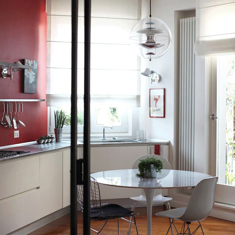 Spherical Ceiling Pendant Light Simplicity Style Glass Pendant Light for Restaurant