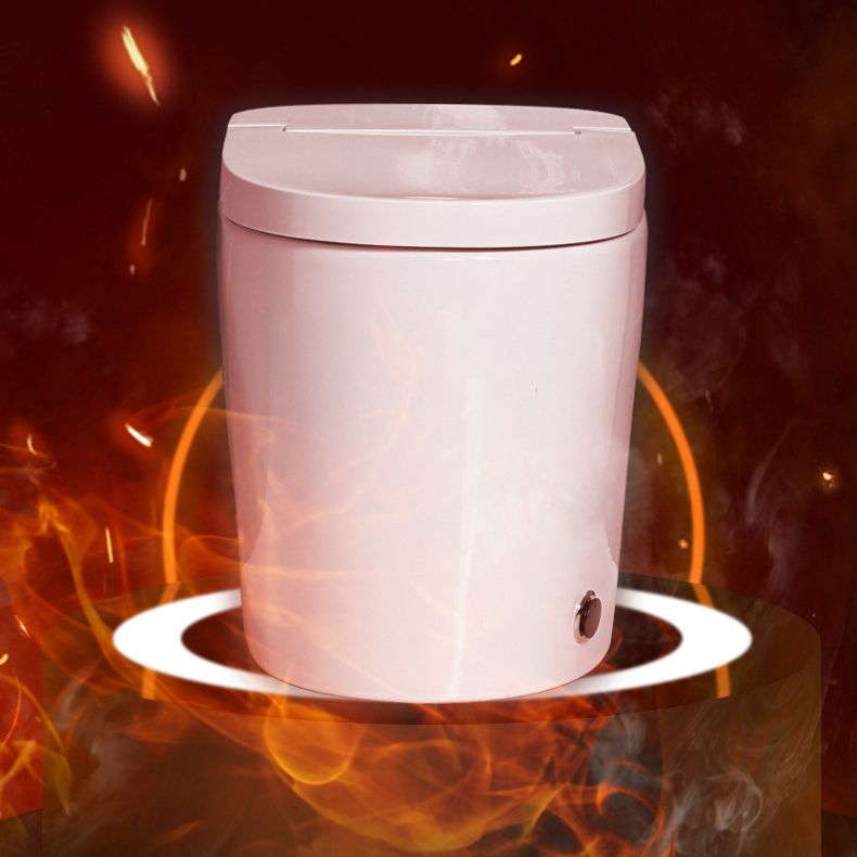 Siphon Jet Elongated Toilet Bowl Modern Flush Toilet With Seat for Bathroom