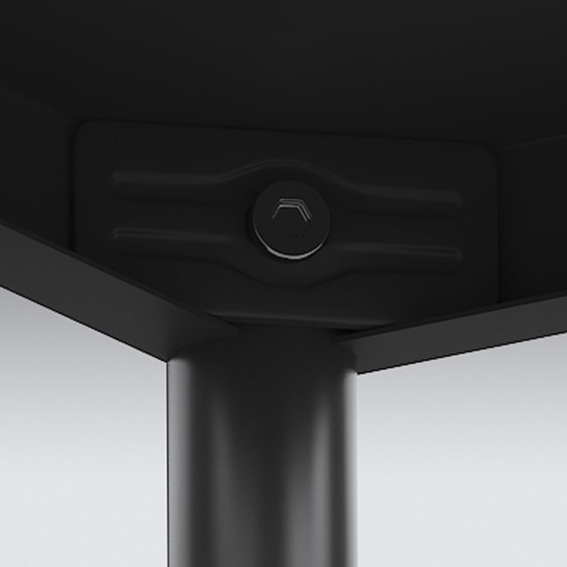 Modern Open Back Metal Shelf Bookcase Shelves Included for Home Office