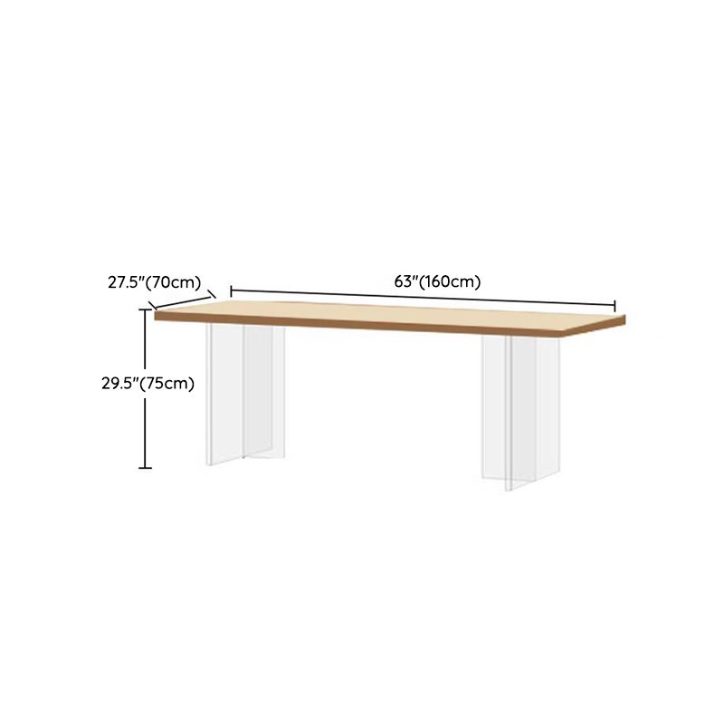 Natural Finish Pine Wood Dining Set 1/2/3/5 Pieces Modern Dinette Set