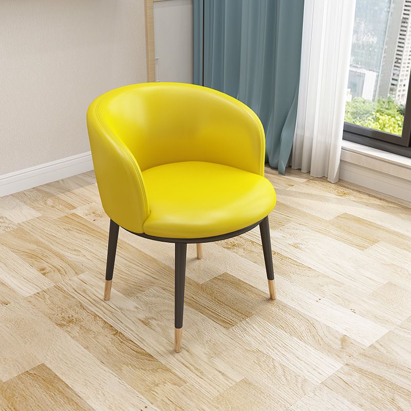 Recessed Arms Barrel Chair Tight Back Accent Chair, 16.54" W √ó 21.65" L √ó 30.71" H